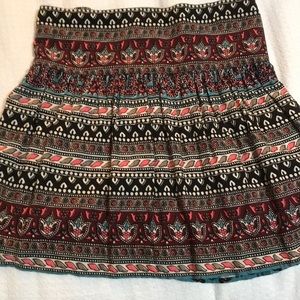 Hollister patterned skirt